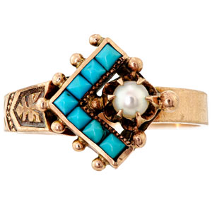 Ring with turquoise